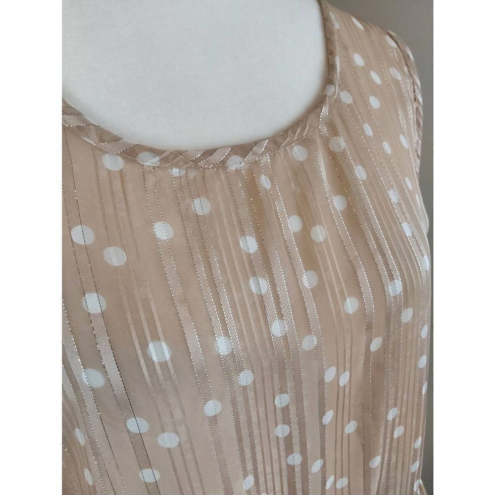 Cassee's Tank Size 2X  New with tag Brown with lurex threads - Picture 4 of 11